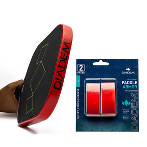View of Diadem Paddle Armor Edge Tape in the color Red.