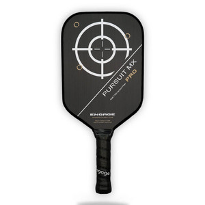 Front view of the Pursuit Pro MX Carbon Fiber Pickleball Paddle from Engage.