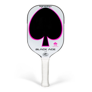 Front view of the ProKennex Kinetic Black Ace LG Pickleball Paddle.